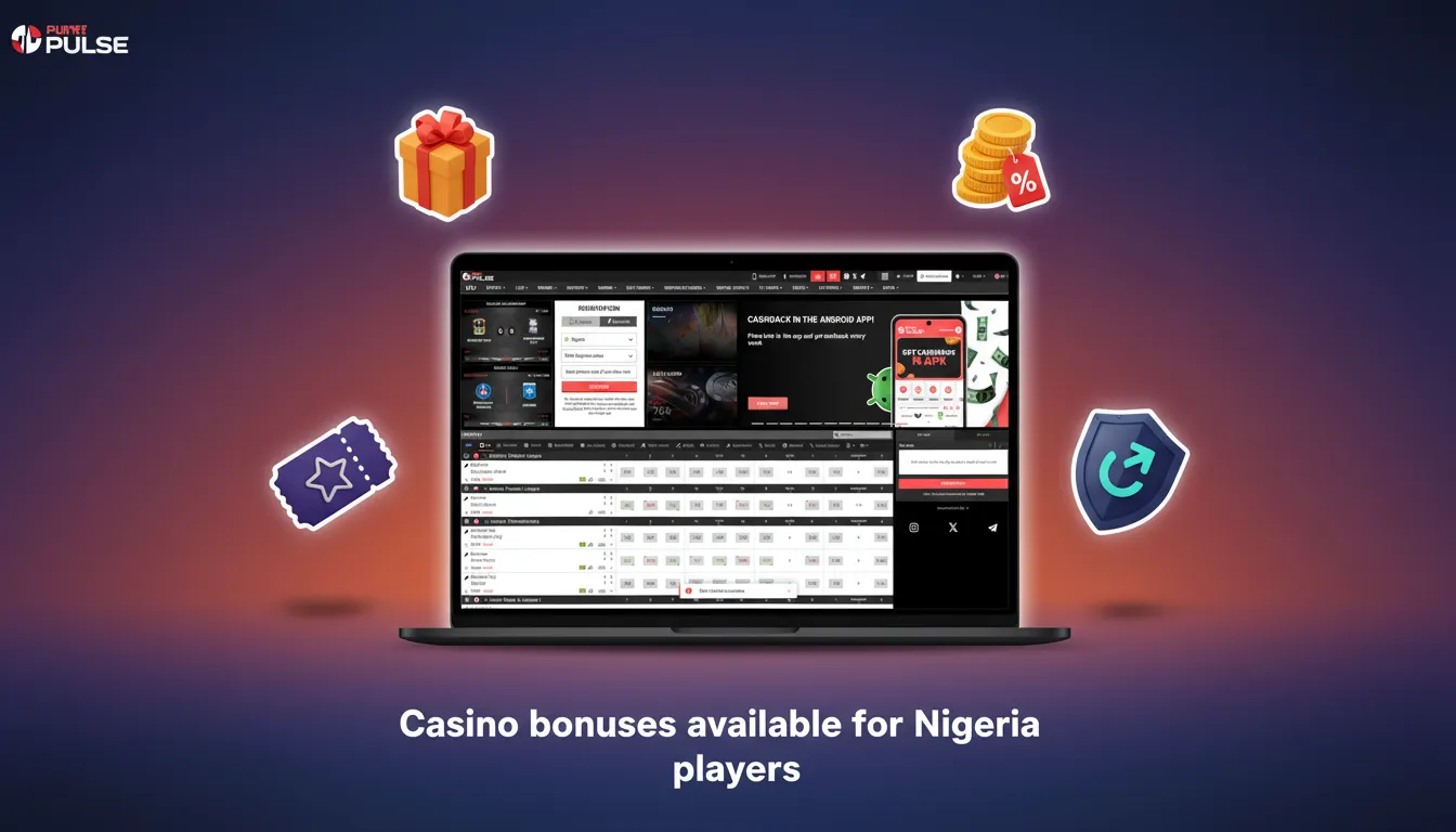 Casino bonuses for Nigerians: 50% Slots Reload up to ₦50k, 10% live cashback, 20 free spins, 25% High Roller up to ₦150k