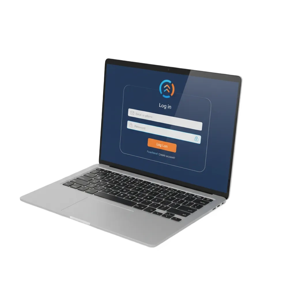 PariPulse login on phone and laptop with email/phone, password, and 2FA lock for secure betting account access.