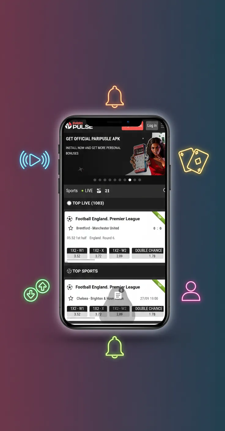 Collage of app features: low-latency live betting, fast-loading casino, instant Nigeria deposits, quick payouts, and alerts.