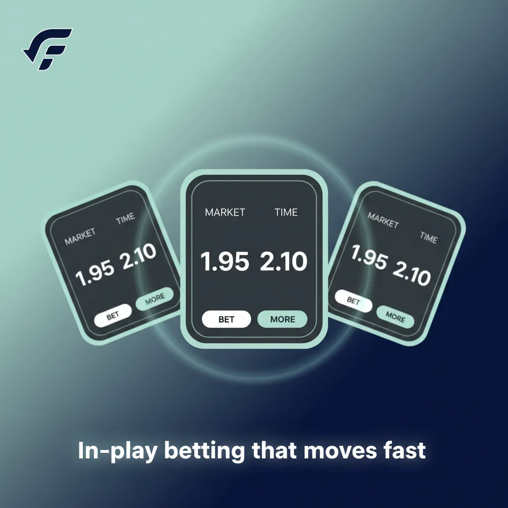 Live in-play betting across football, basketball, tennis with fast odds, quick bet slips, Cash Out, in real time.