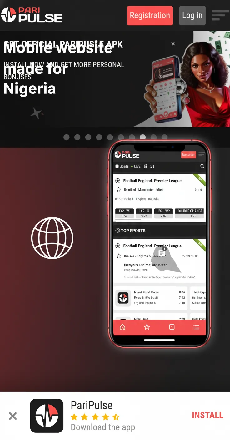 Mobile betting site for Nigeria on a phone: live odds, quick bet slip, Cash Out, local payments, fast 3G/4G, data-saving UI.