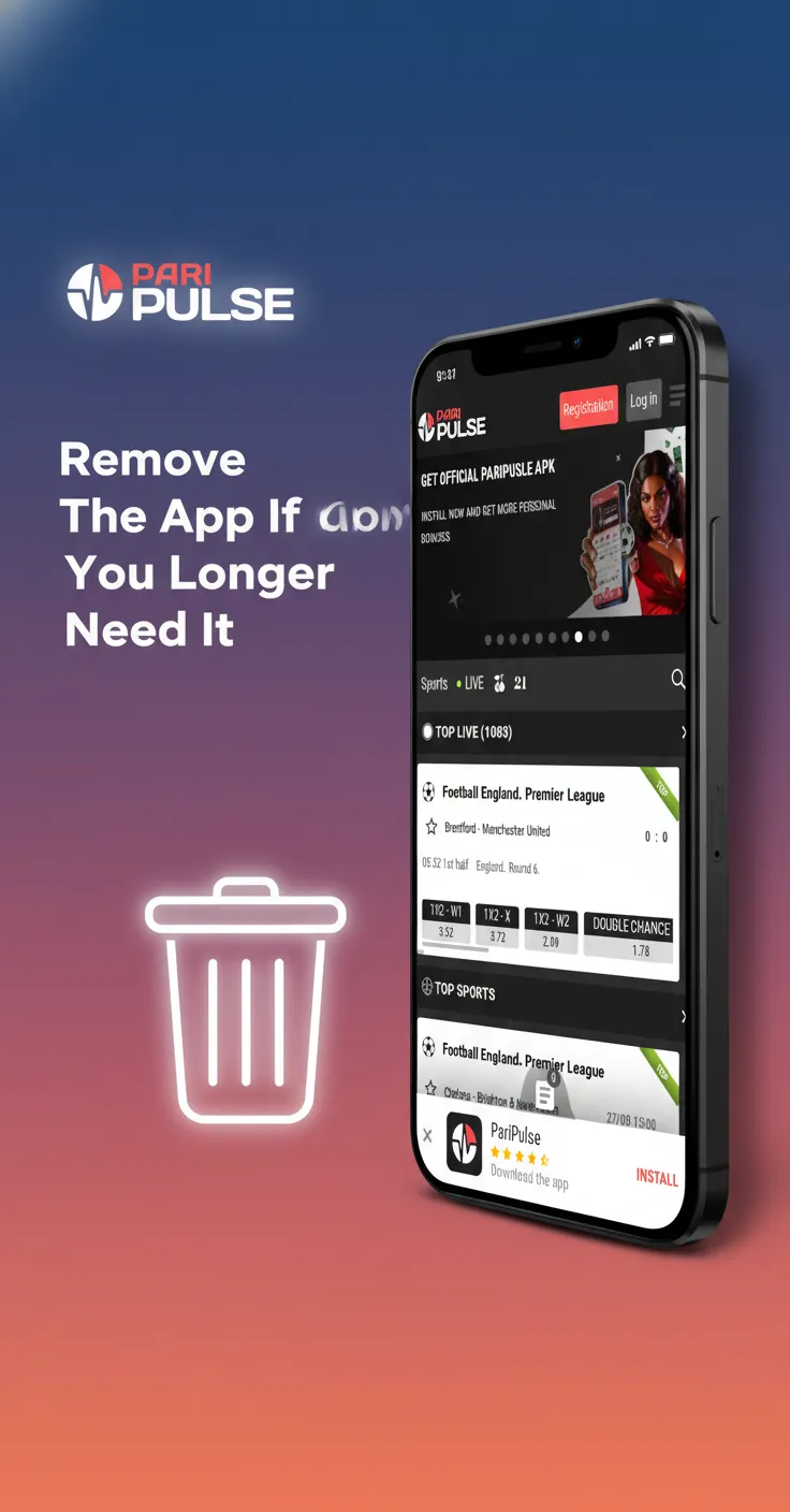 Remove the app: Android long-press icon > App Info > Uninstall; iPhone PWA long-press icon > Delete Bookmark. Local data only