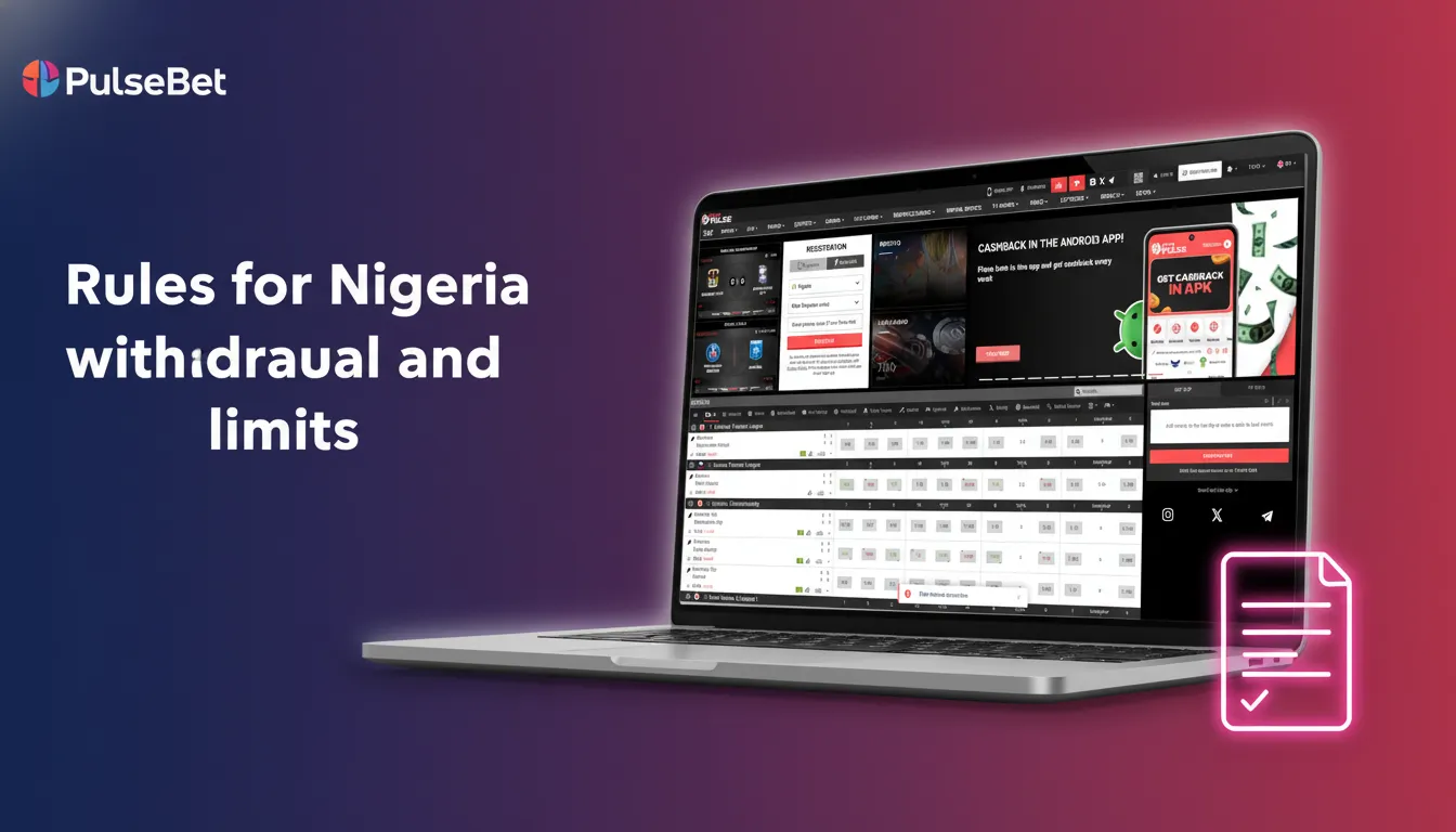 PariPulse Nigeria withdrawals: KYC, same-name only, bonus wagering, ₦5M cap & batching, NGN, bank/crypto fees.