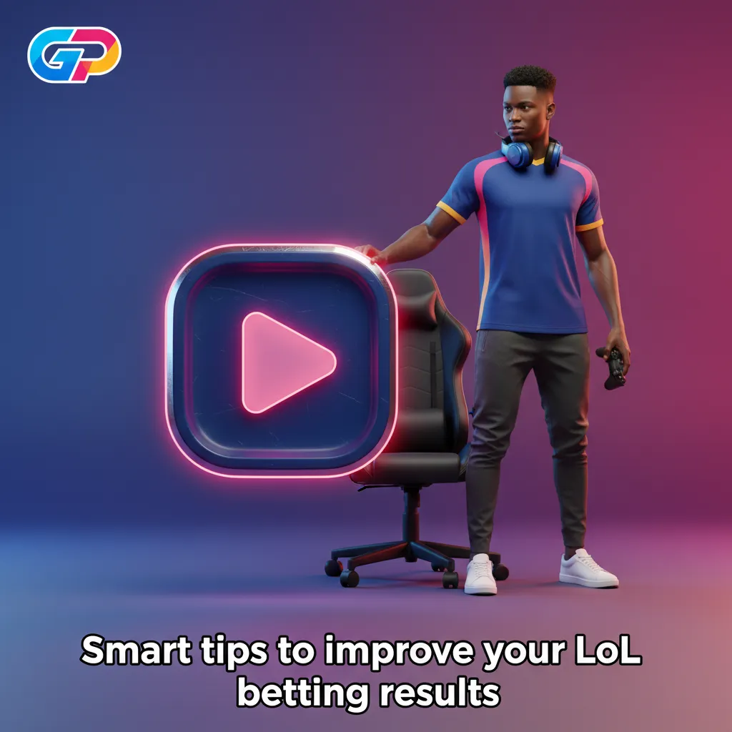 Infographic of LoL betting tips: bankroll 1-3%, track drafts, roster news, patch meta, objectives, odds, keep records