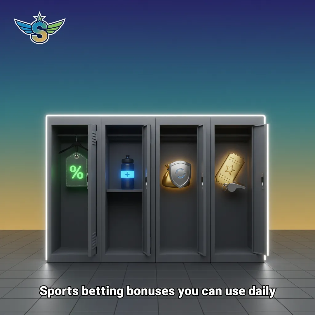 Daily sports betting bonuses: ACCA boost, first bet insurance, weekly reload, esports combo boost.