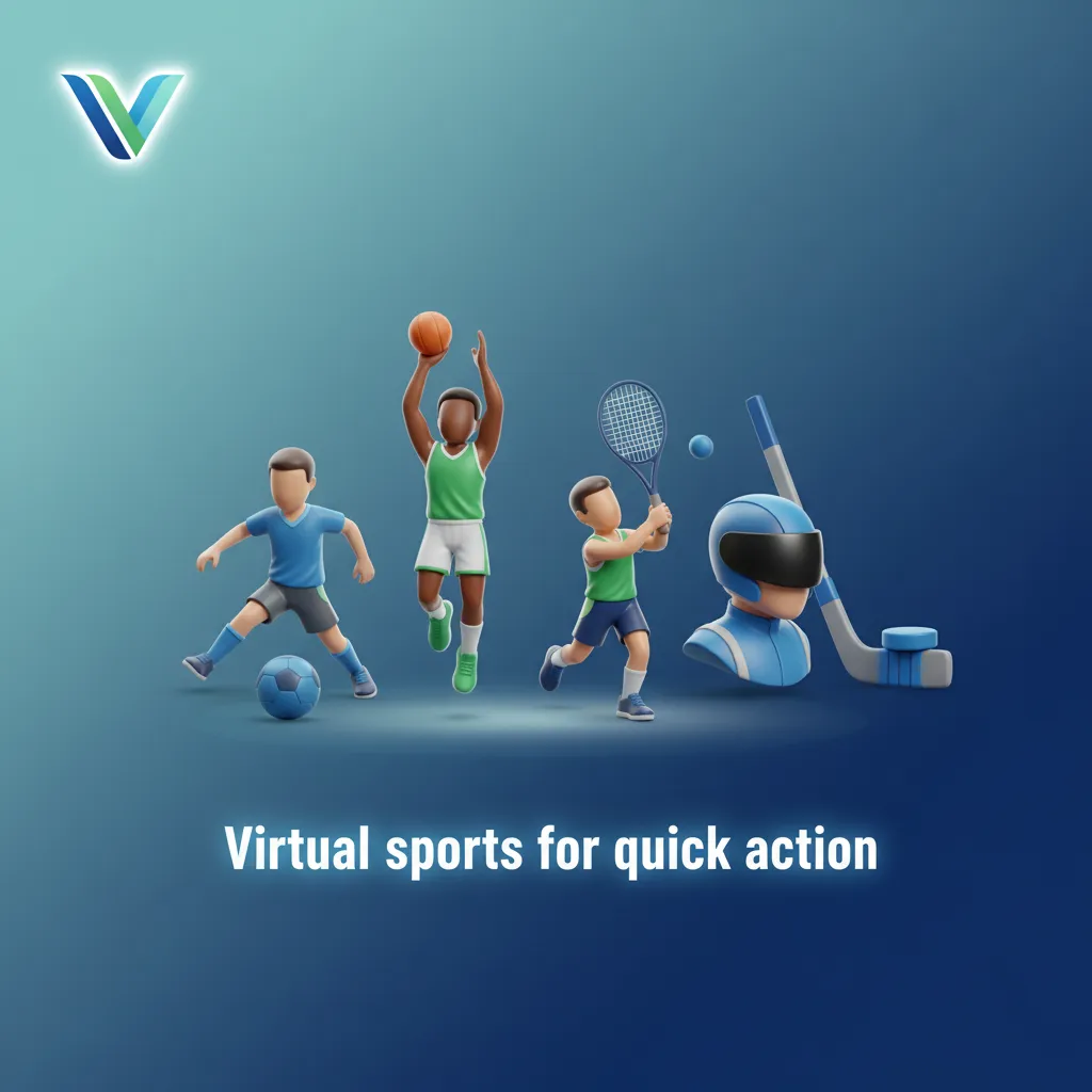 24/7 virtual sports with fast results: football, racing, basketball, and tennis.
