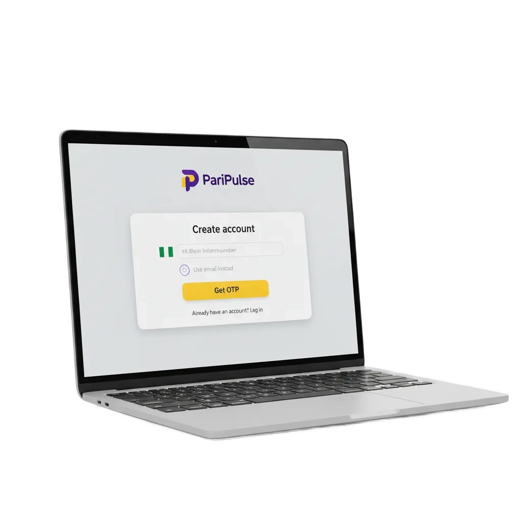 PariPulse signup: casino & sports betting; phone, email, social, or one-click; JBVIP +300% up to ₦150,000.