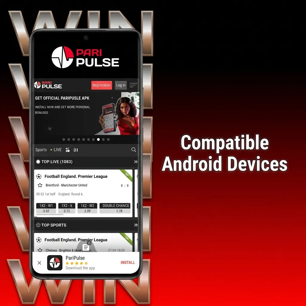 List of compatible Android devices for PariPulse app including Samsung, Tecno, Infinix, and Xiaomi models popular in Nigeria